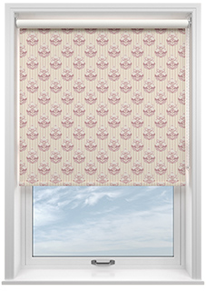 Midford, Mantels Stripe Rosies Pink - Roller Blind